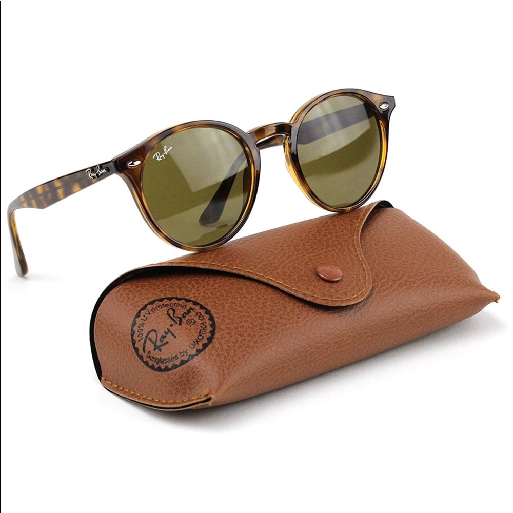 Ray-Ban Highstreet 49mm Round Sunglasses Tortoise